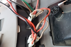 inspecting and reconnecting power window power wires