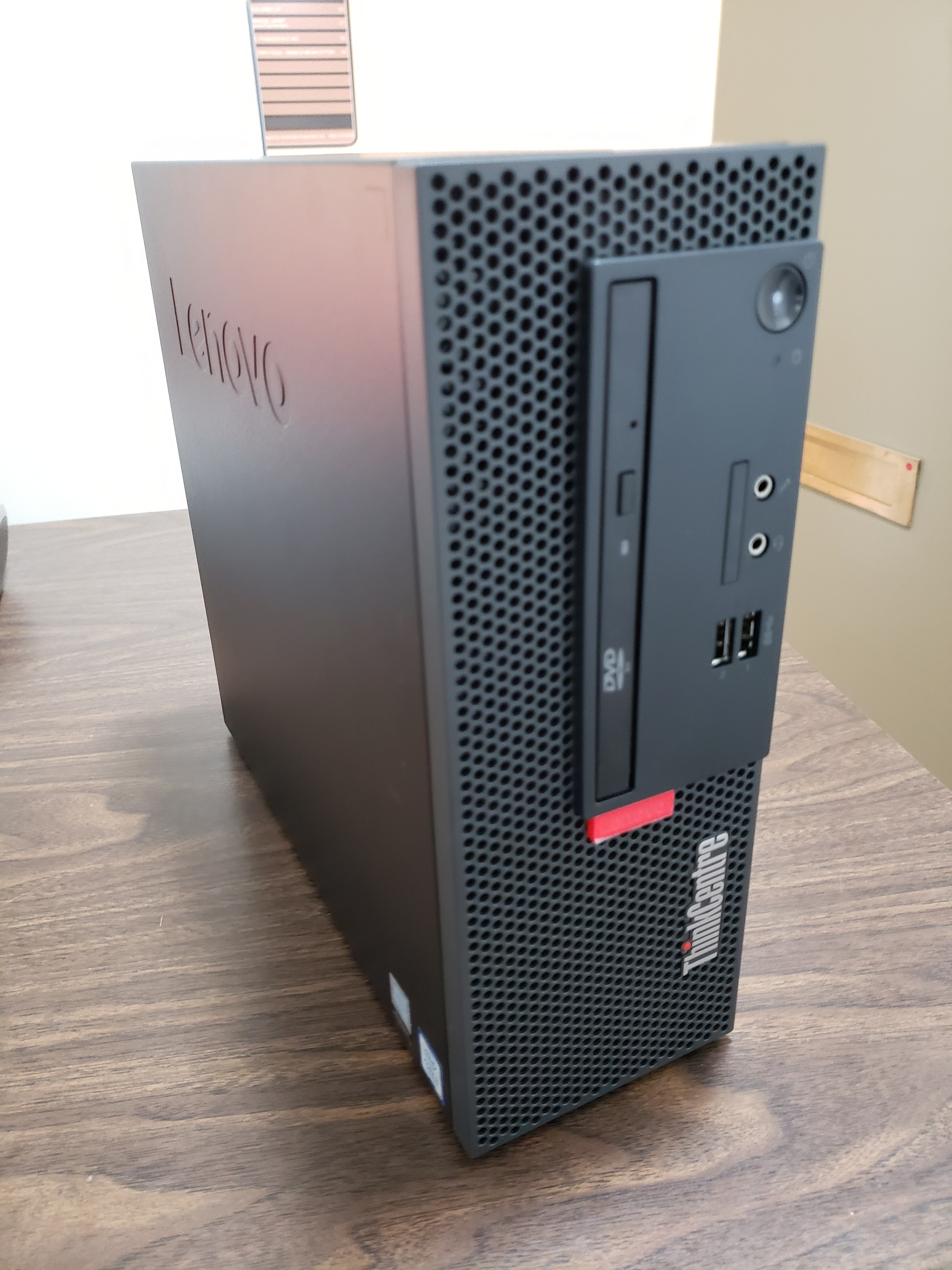 brand new Lenovo desktop setup