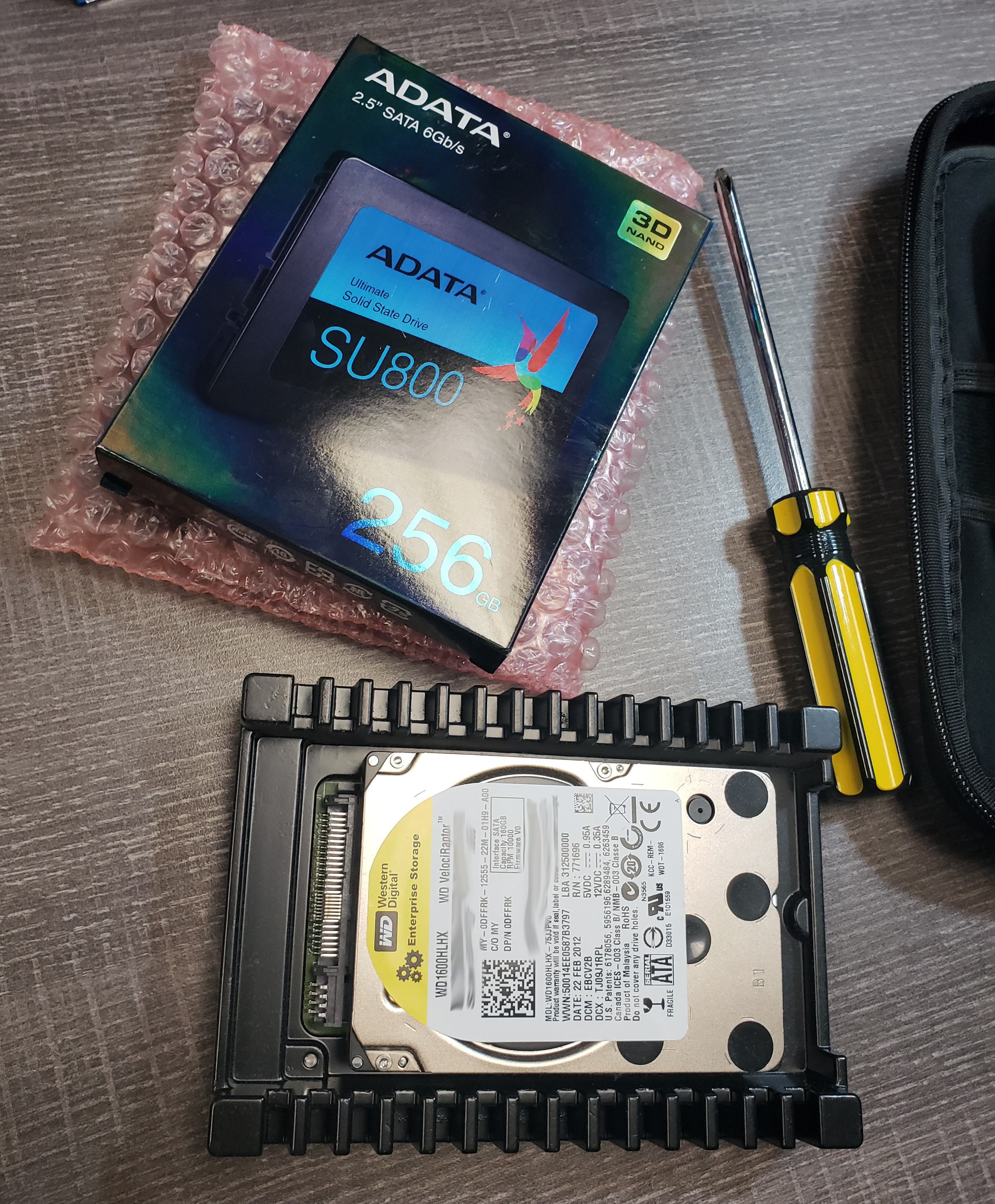 hard drive to SSD upgrade
