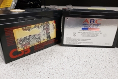 UPS battery replacement (old batteries)