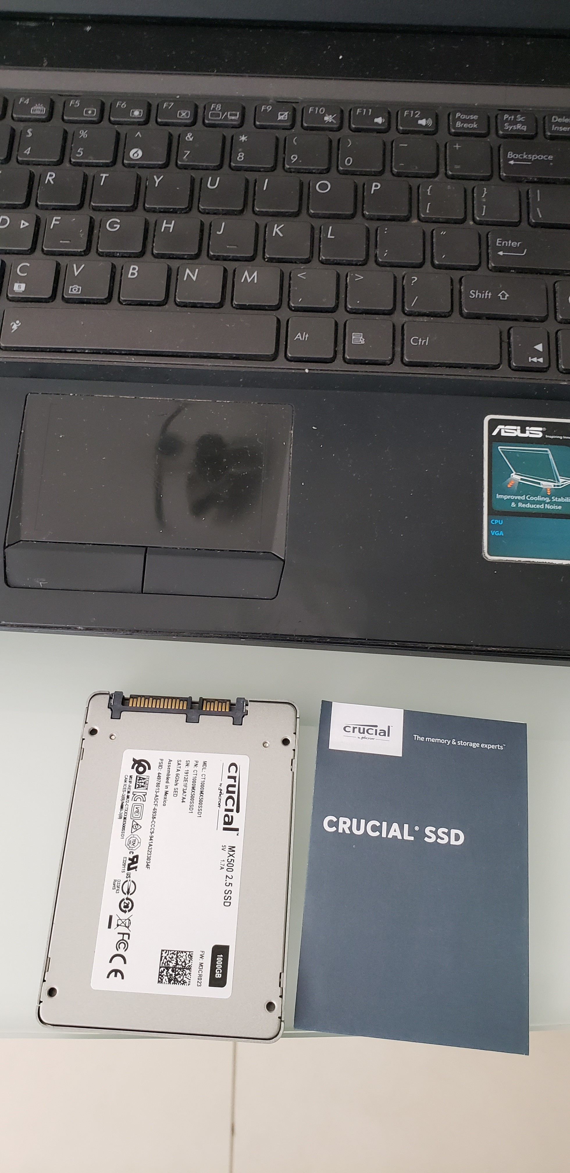SSD upgrade for an Asus laptop