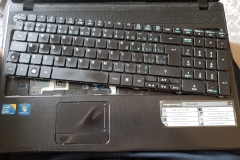old broken keyboard pulled from laptop