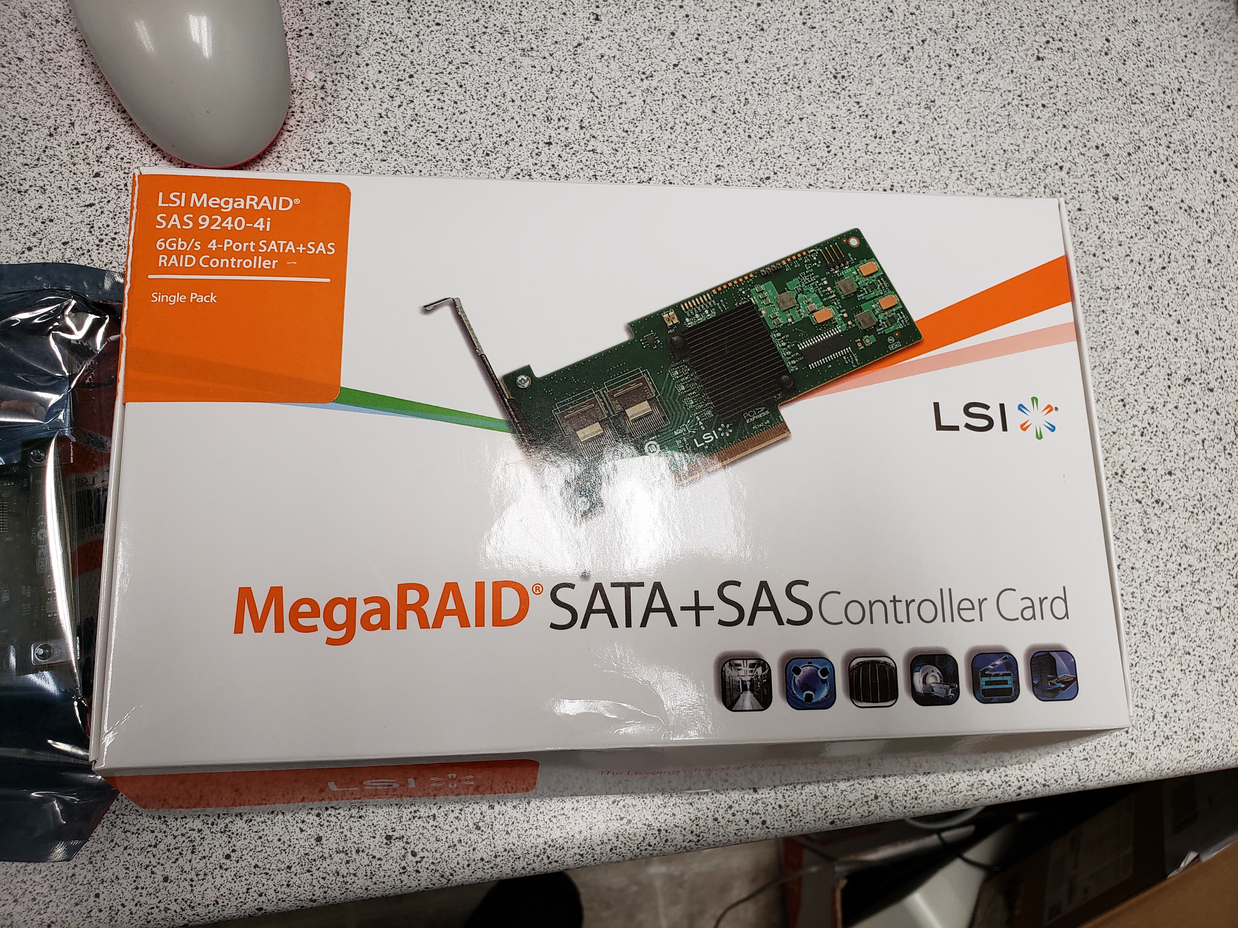 new RAID card