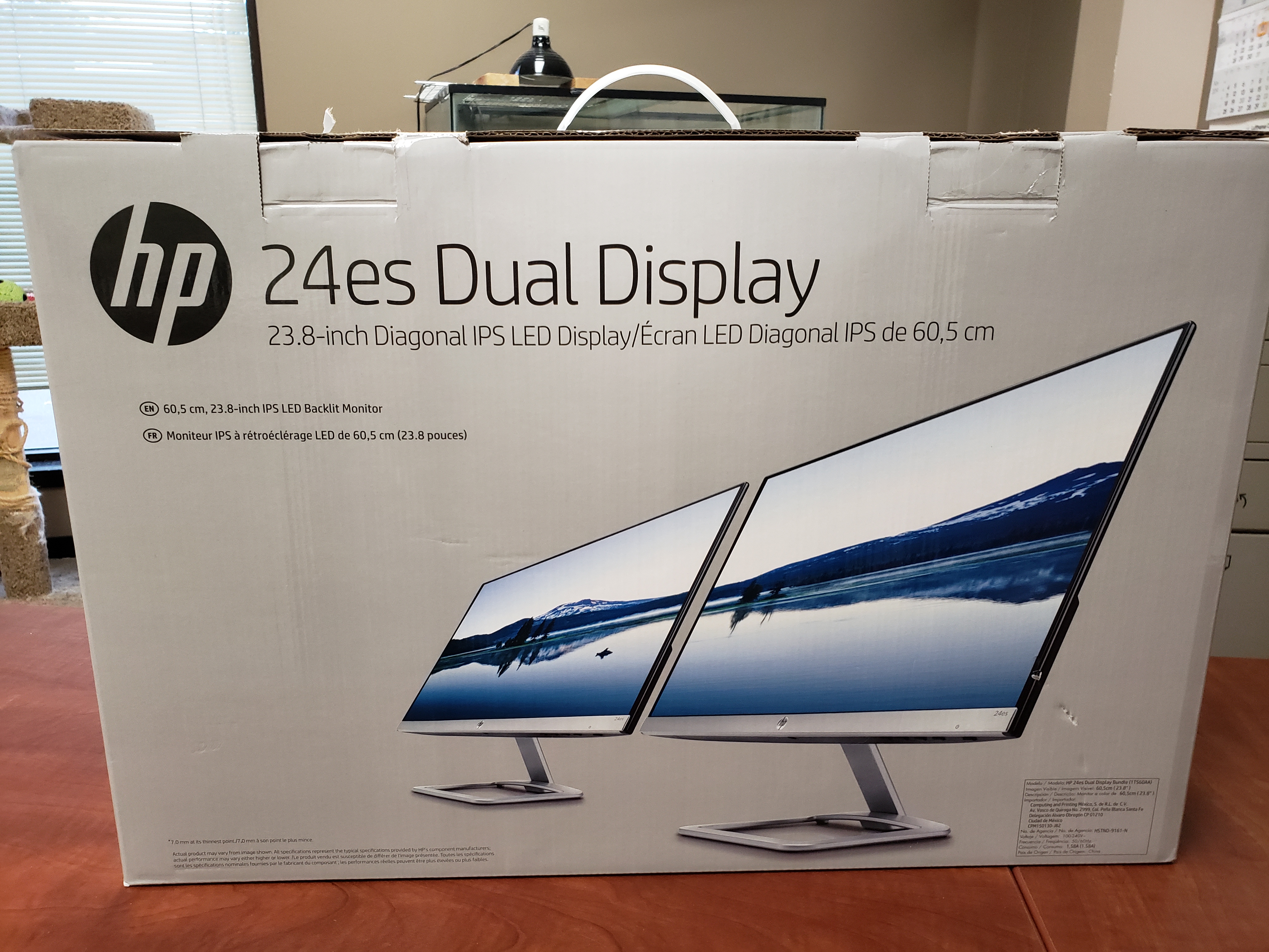 new 24" dual LCD monitors