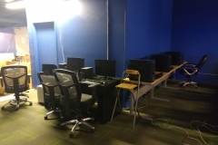 LAN gaming centre setup