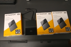 new portable external hard drives (used for backup)