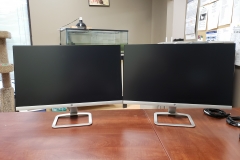 new 24" dual LCD monitors (unboxed)