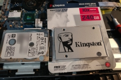 laptop hard drive to SSD swap