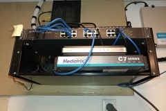 Ethernet switch, Internet router, and VOIP gateway setup