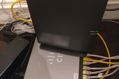 Internet modem and switch setup