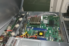 inside of a rack server
